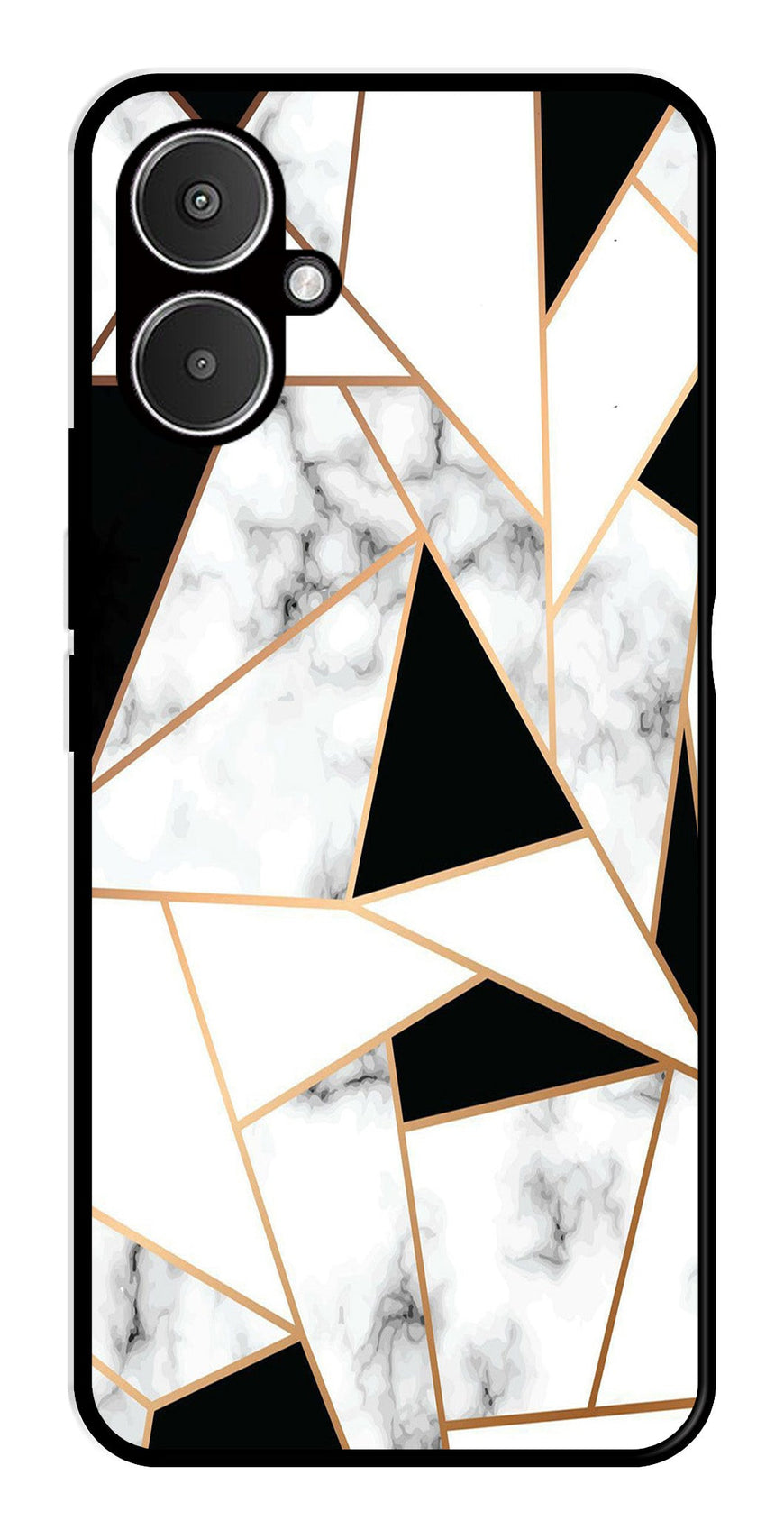 Marble Design2 Metal Mobile Case for Redmi 13C 5G   (Design No -08)
