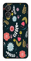 Floral Pattern2 Metal Mobile Case for Redmi 13C 5G   (Design No -12)