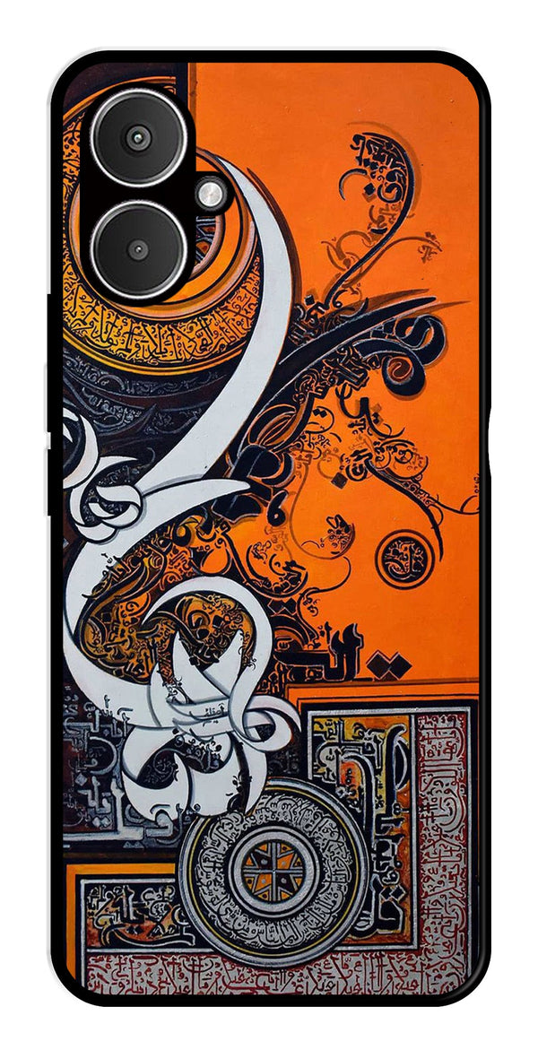 Qalander Art Metal Mobile Case for Redmi 13C 5G   (Design No -16)
