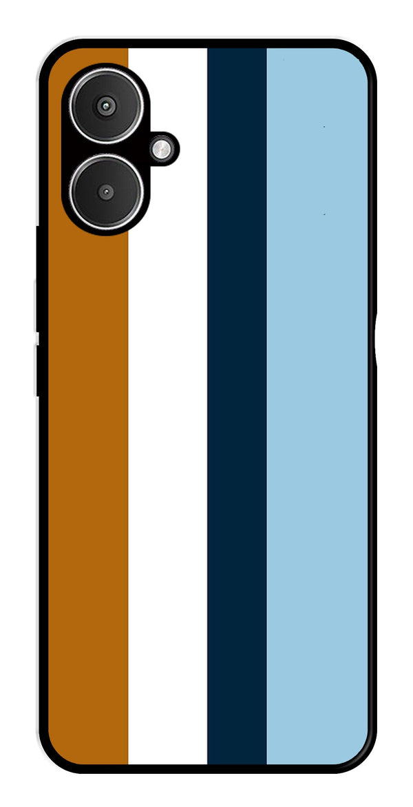 MultiColor Pattern Metal Mobile Case for Redmi 13C 5G   (Design No -17)