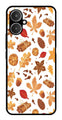 Autumn Leaf Metal Mobile Case for Redmi 13C 5G   (Design No -19)