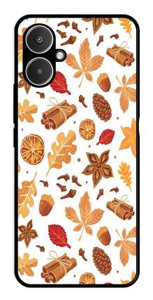 Autumn Leaf Metal Mobile Case for Redmi 13C 5G