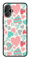 Hearts Pattern Metal Mobile Case for Redmi 13C 5G   (Design No -22)