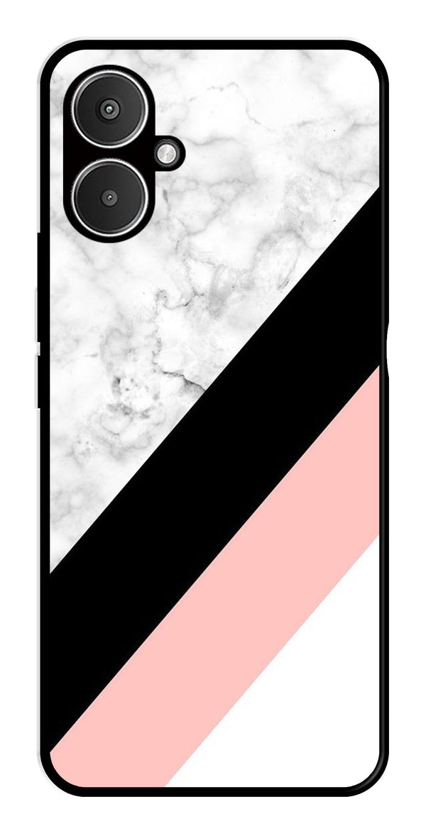 Marble Design Metal Mobile Case for Redmi 13C 5G   (Design No -24)