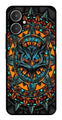 Owl Pattern Metal Mobile Case for Redmi 13C 5G   (Design No -42)