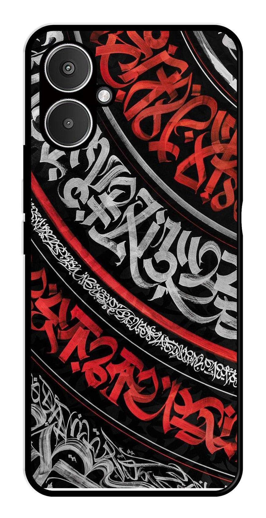 Qalander Art Metal Mobile Case for Redmi 13C 5G   (Design No -49)
