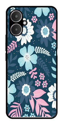 Flower Leaves Design Metal Mobile Case for Redmi 13C 5G