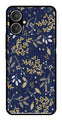 Floral Pattern  Metal Mobile Case for Redmi 13C 5G   (Design No -52)