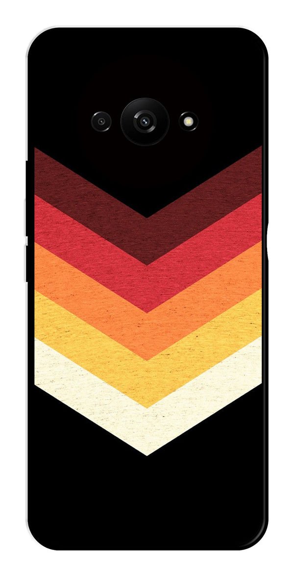 MultiColor Arrow Metal Mobile Case for Redmi A3   (Design No -04)