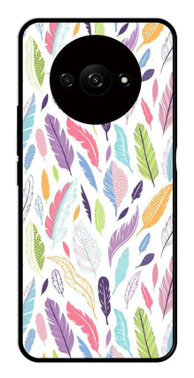 Colorful Feathers Metal Mobile Case for Redmi A3