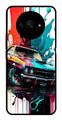 Vintage Car Metal Mobile Case for Redmi A3   (Design No -29)
