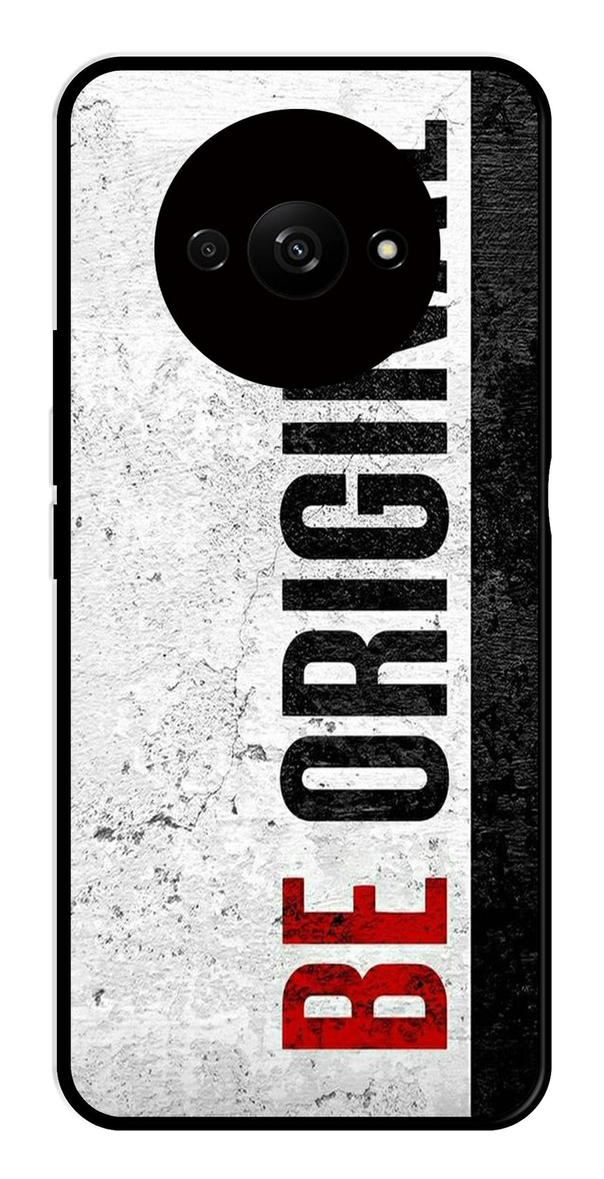 Be Original Metal Mobile Case for Redmi A3   (Design No -38)