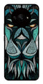 Lion Pattern Metal Mobile Case for Redmi A3   (Design No -40)