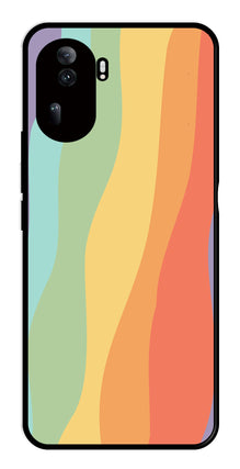 Muted Rainbow Metal Mobile Case for Oppo Reno 11 Pro 5G