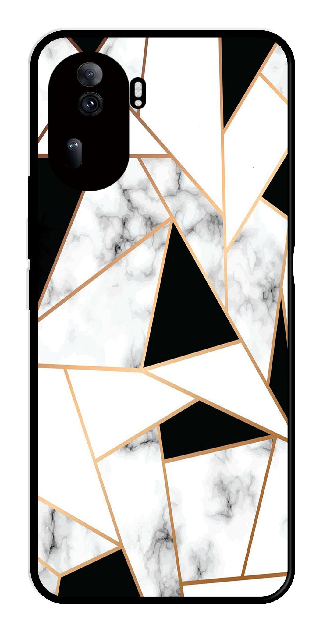Marble Design2 Metal Mobile Case for Oppo Reno 11 Pro 5G   (Design No -08)