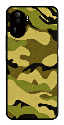 Army Pattern Metal Mobile Case for Oppo Reno 11 Pro 5G