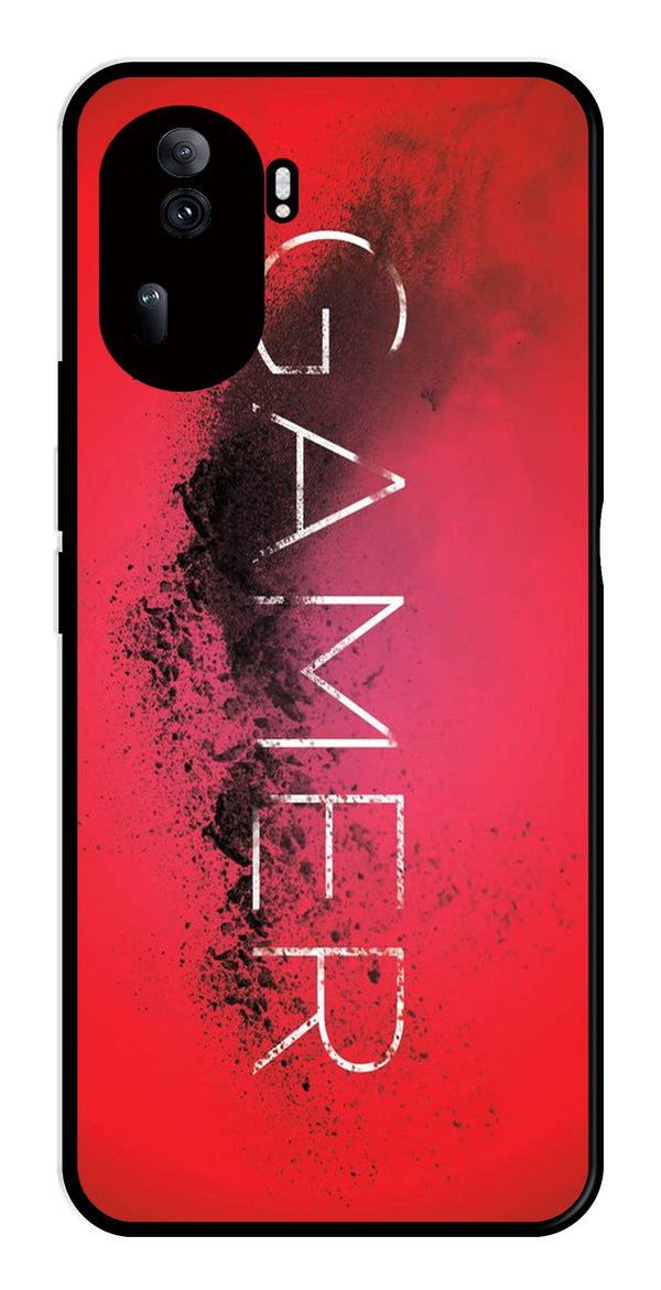 Gamer Pattern Metal Mobile Case for Oppo Reno 11 Pro 5G   (Design No -41)