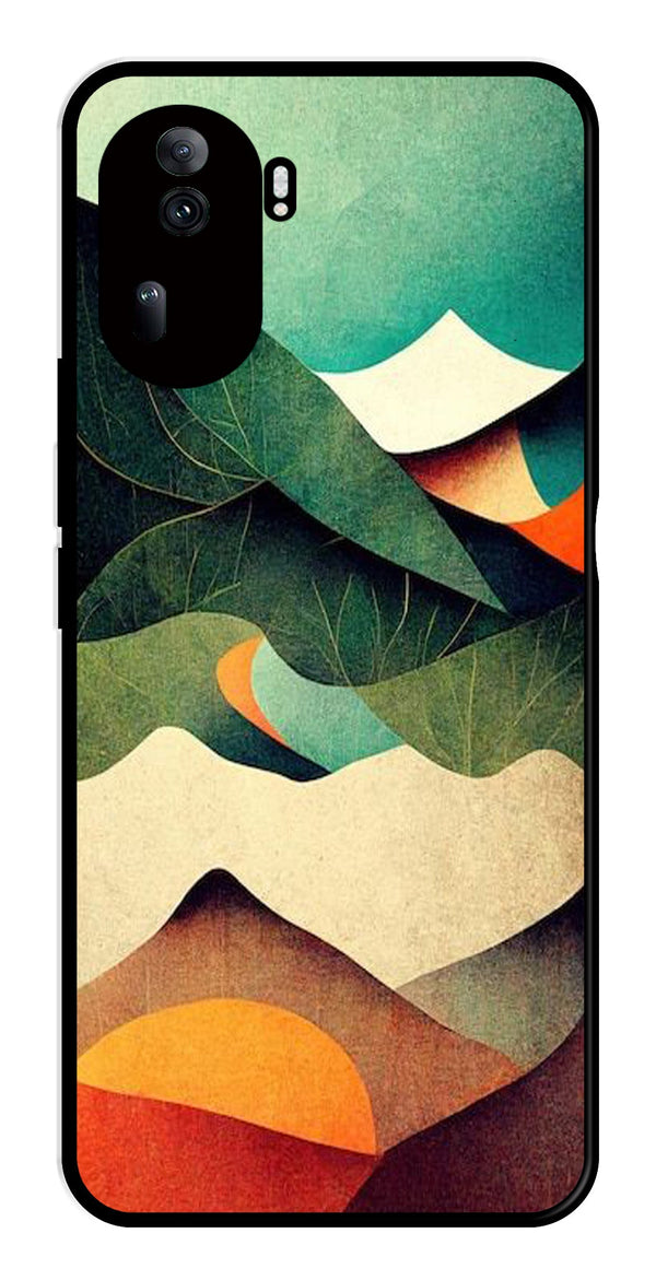 MultiColor Pattern Metal Mobile Case for Oppo Reno 11 Pro 5G   (Design No -43)
