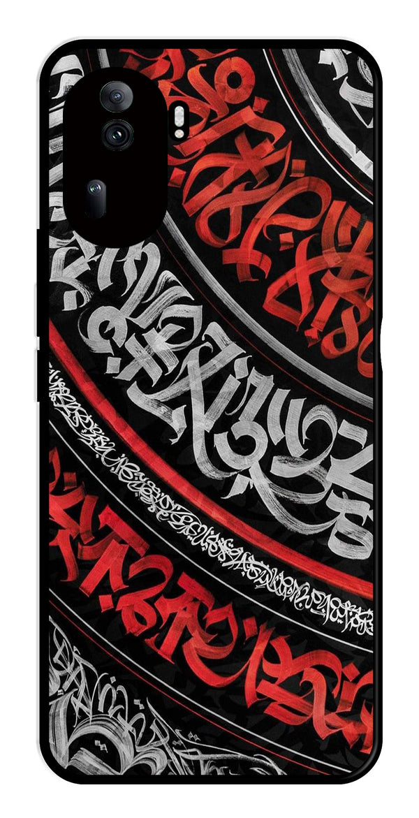 Qalander Art Metal Mobile Case for Oppo Reno 11 Pro 5G   (Design No -49)