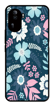 Flower Leaves Design Metal Mobile Case for Oppo Reno 11 Pro 5G