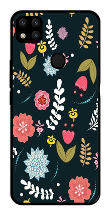 Floral Pattern2 Metal Mobile Case for Redmi 9