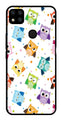 Owls Pattern Metal Mobile Case for Redmi 9   (Design No -20)