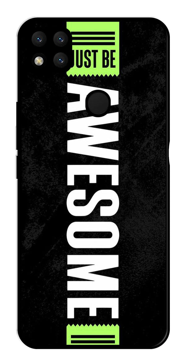 Awesome Metal Mobile Case for Redmi 9   (Design No -33)