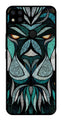 Lion Pattern Metal Mobile Case for Redmi 9   (Design No -40)