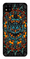 Owl Pattern Metal Mobile Case for Redmi 9   (Design No -42)