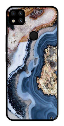 Marble Design Metal Mobile Case for Redmi 9