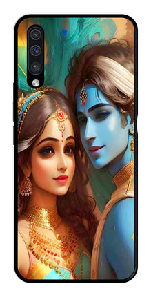 Lord Radha Krishna Metal Mobile Case for Samsung Galaxy A50