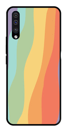 Muted Rainbow Metal Mobile Case for Samsung Galaxy A50