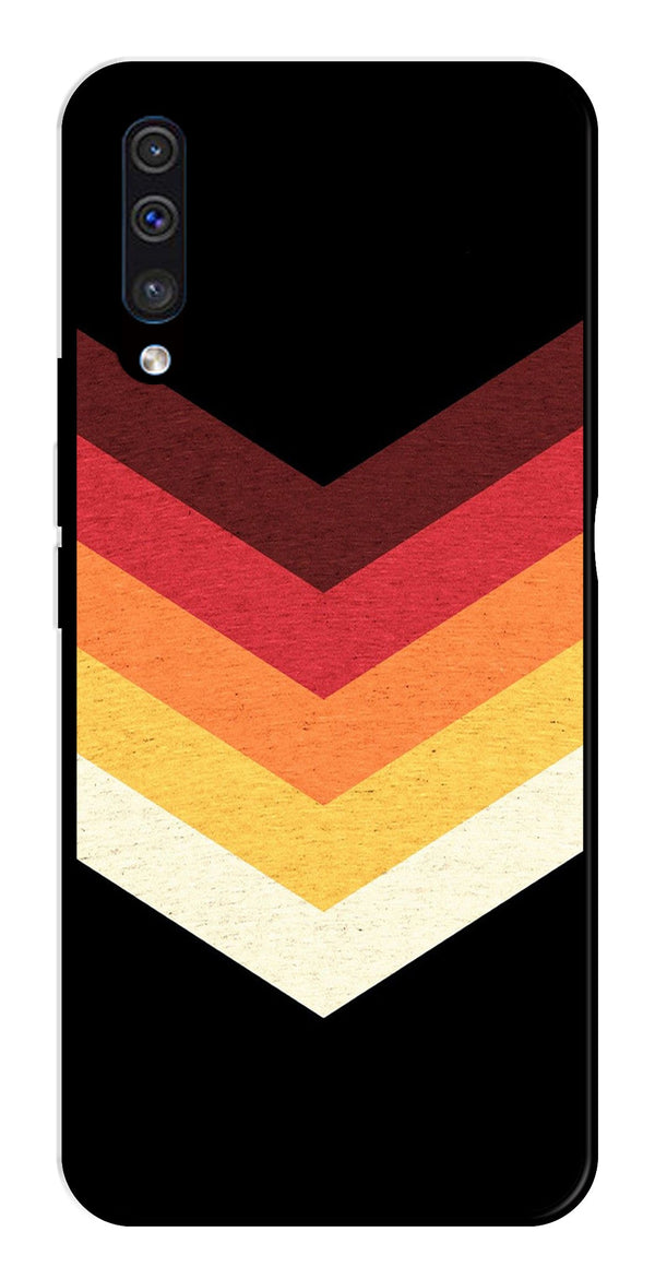 MultiColor Arrow Metal Mobile Case for Samsung Galaxy A50   (Design No -04)