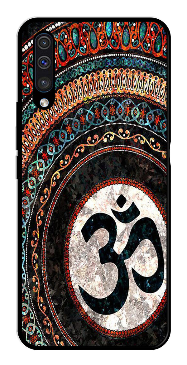 Oum Design Metal Mobile Case for Samsung Galaxy A50   (Design No -15)