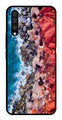 Sea Shore Metal Mobile Case for Samsung Galaxy A50   (Design No -18)