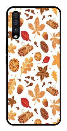 Autumn Leaf Metal Mobile Case for Samsung Galaxy A50