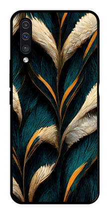 Feathers Metal Mobile Case for Samsung Galaxy A50