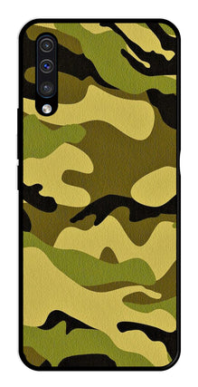 Army Pattern Metal Mobile Case for Samsung Galaxy A50
