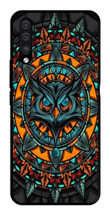 Owl Pattern Metal Mobile Case for Samsung Galaxy A50
