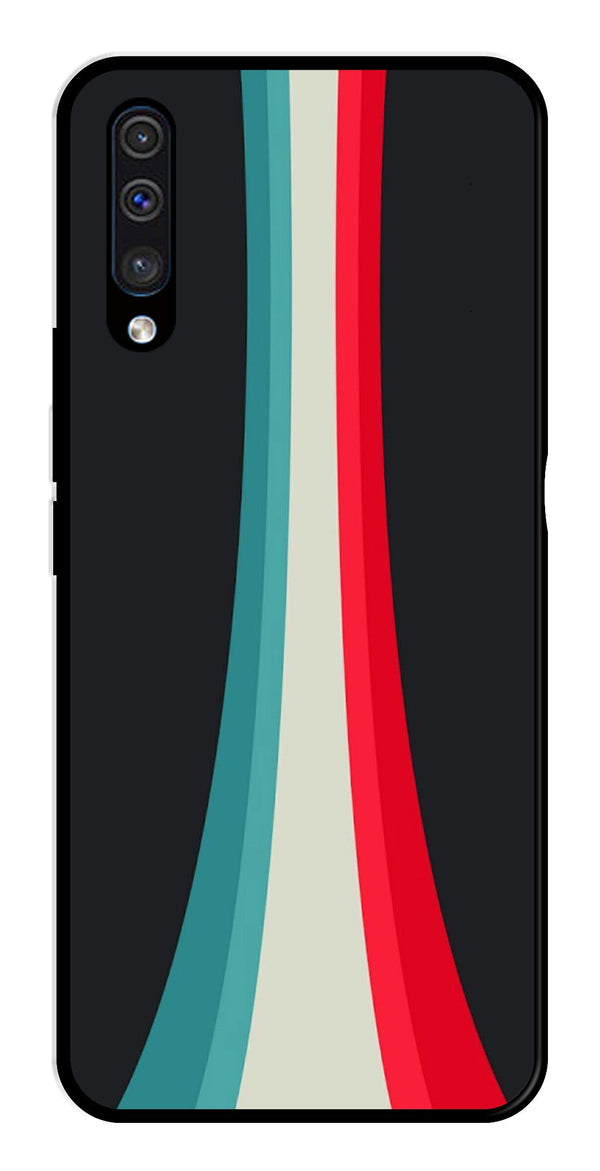 Modern Art Colorful Metal Mobile Case for Samsung Galaxy A50   (Design No -48)