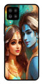 Lord Radha Krishna Metal Mobile Case for Samsung Galaxy F62   (Design No -01)