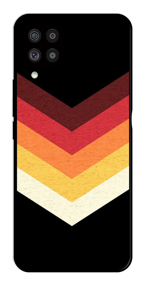 MultiColor Arrow Metal Mobile Case for Samsung Galaxy F62   (Design No -04)