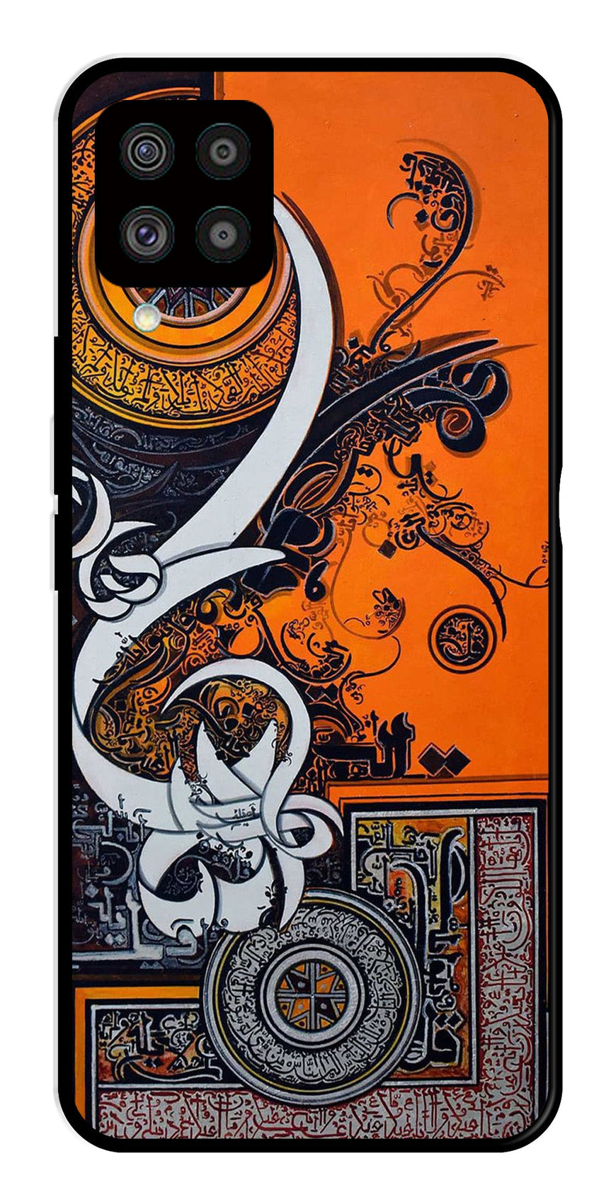 Qalander Art Metal Mobile Case for Samsung Galaxy F62   (Design No -16)