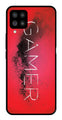 Gamer Pattern Metal Mobile Case for Samsung Galaxy F62   (Design No -41)
