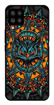Owl Pattern Metal Mobile Case for Samsung Galaxy F62