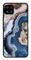 Marble Design Metal Mobile Case for Samsung Galaxy F62   (Design No -53)