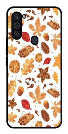 Autumn Leaf Metal Mobile Case for Samsung Galaxy M11
