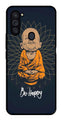 Be Happy Metal Mobile Case for Samsung Galaxy M11   (Design No -27)