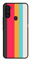 Muted Rainbow Metal Mobile Case for Samsung Galaxy M11   (Design No -31)