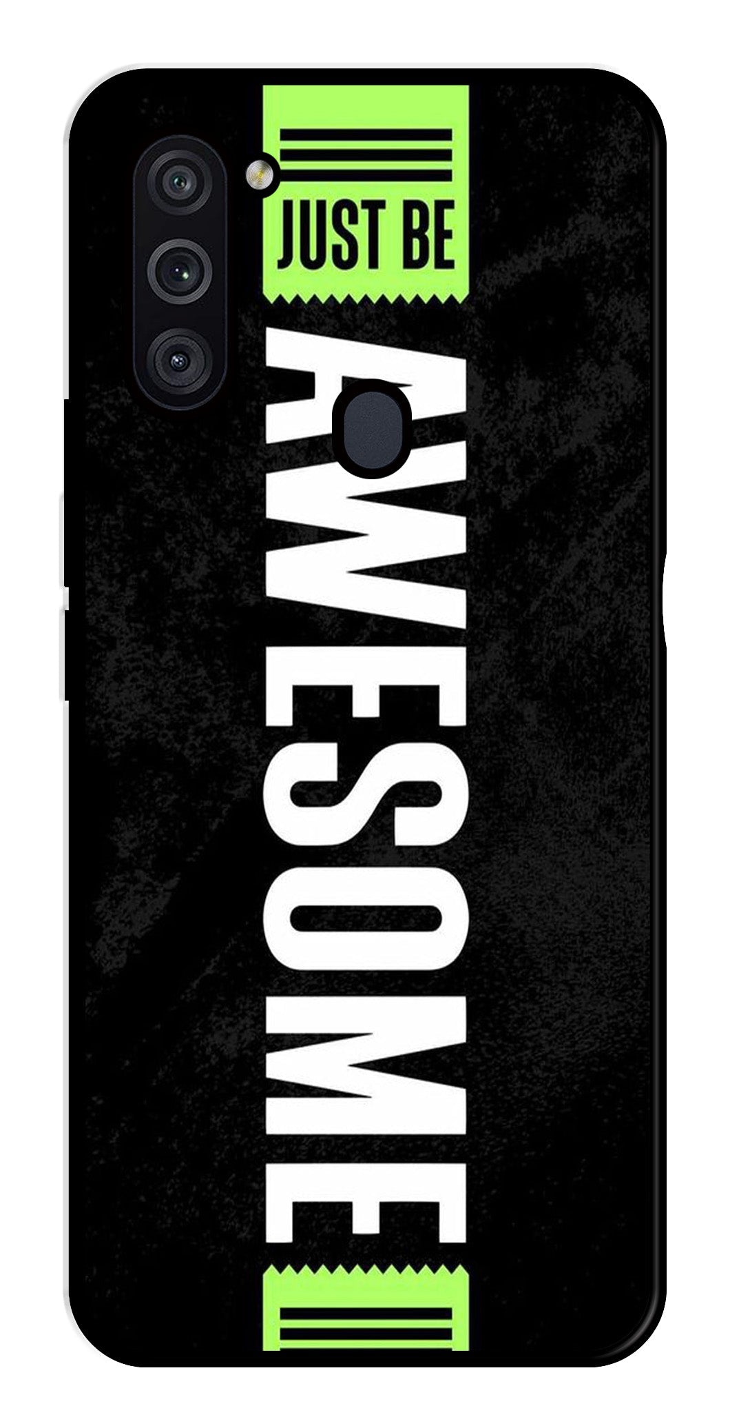 Awesome Metal Mobile Case for Samsung Galaxy M11   (Design No -33)